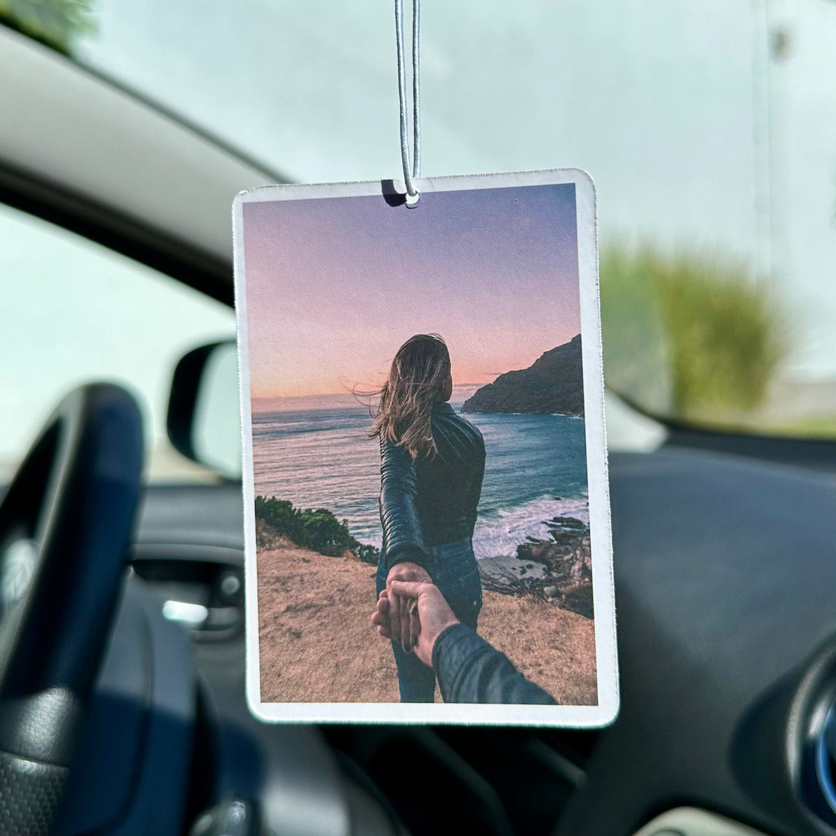 Gepersonaliseerde autoluchtverfrisser met eigen foto